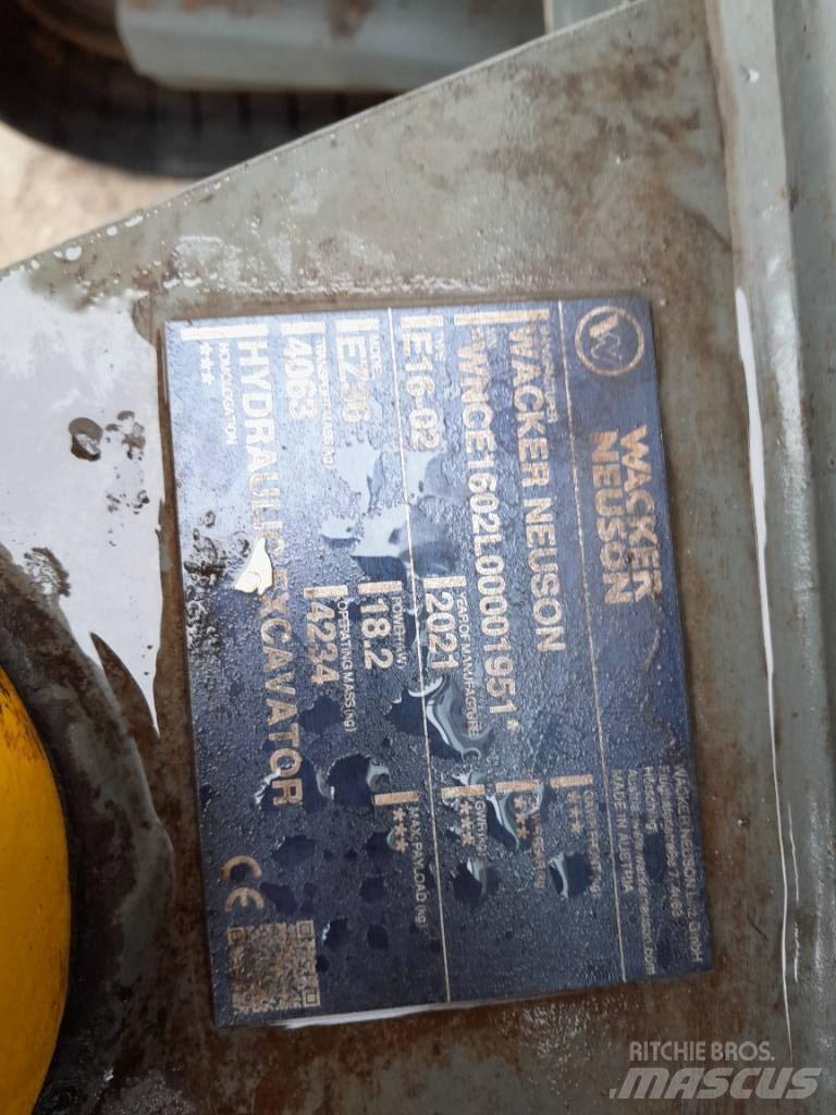 Wacker Neuson EZ 36 Koparki gąsienicowe
