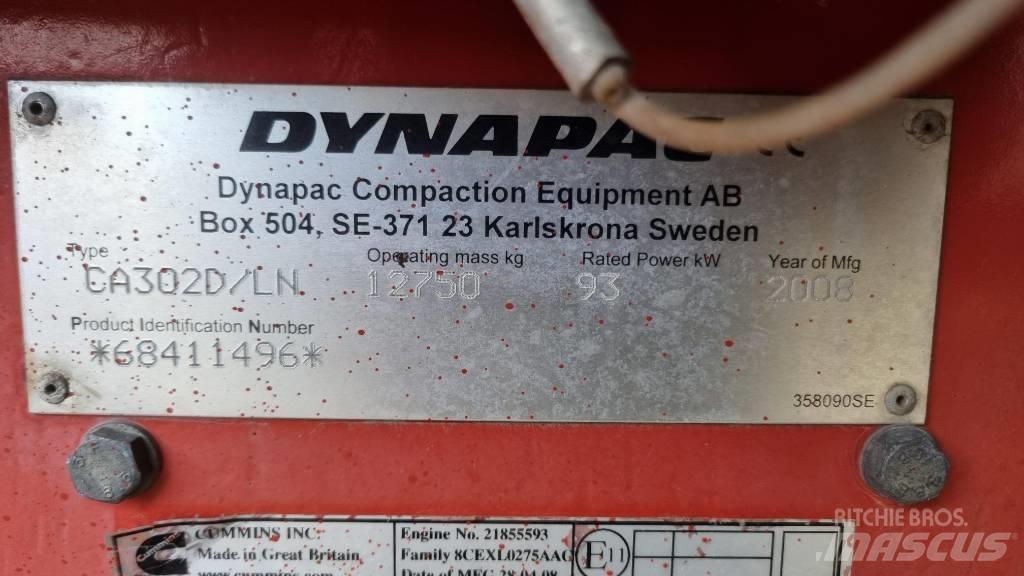 Dynapac CA302D, Vält Walce jednobębnowe