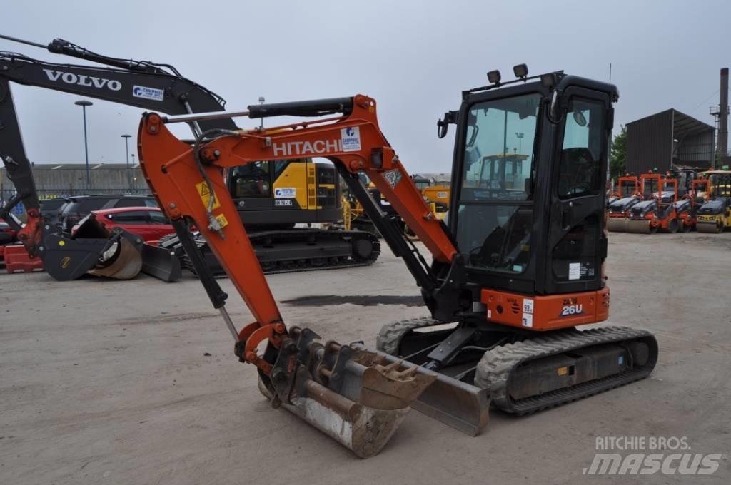 Hitachi ZX 26 U-6 Minikoparki
