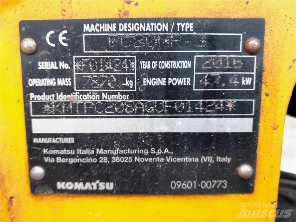 Komatsu PC80 Minikoparki