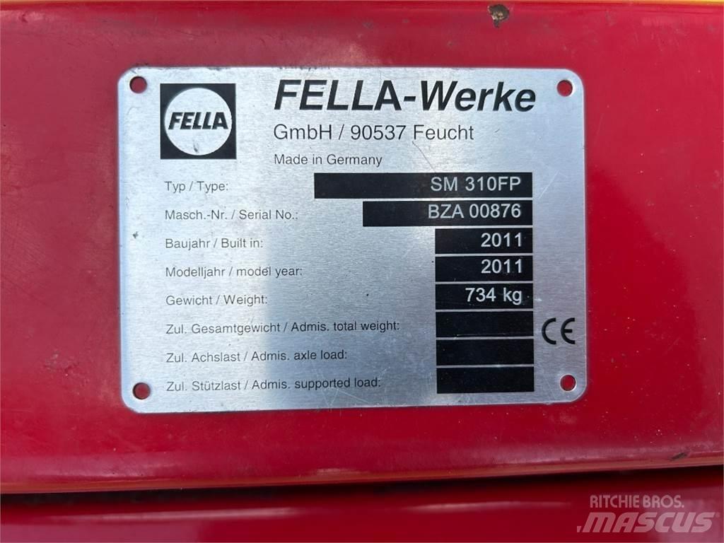 Fella SM 310 FP Kosiarki ze wstępną obróbka paszy
