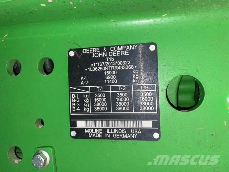 John Deere 6R 250 Ciągniki rolnicze