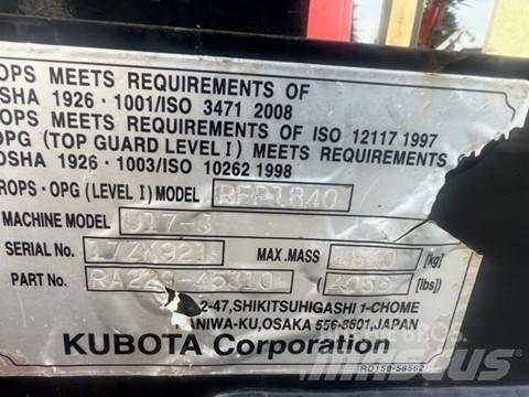 Kubota U 17-3 Minikoparki