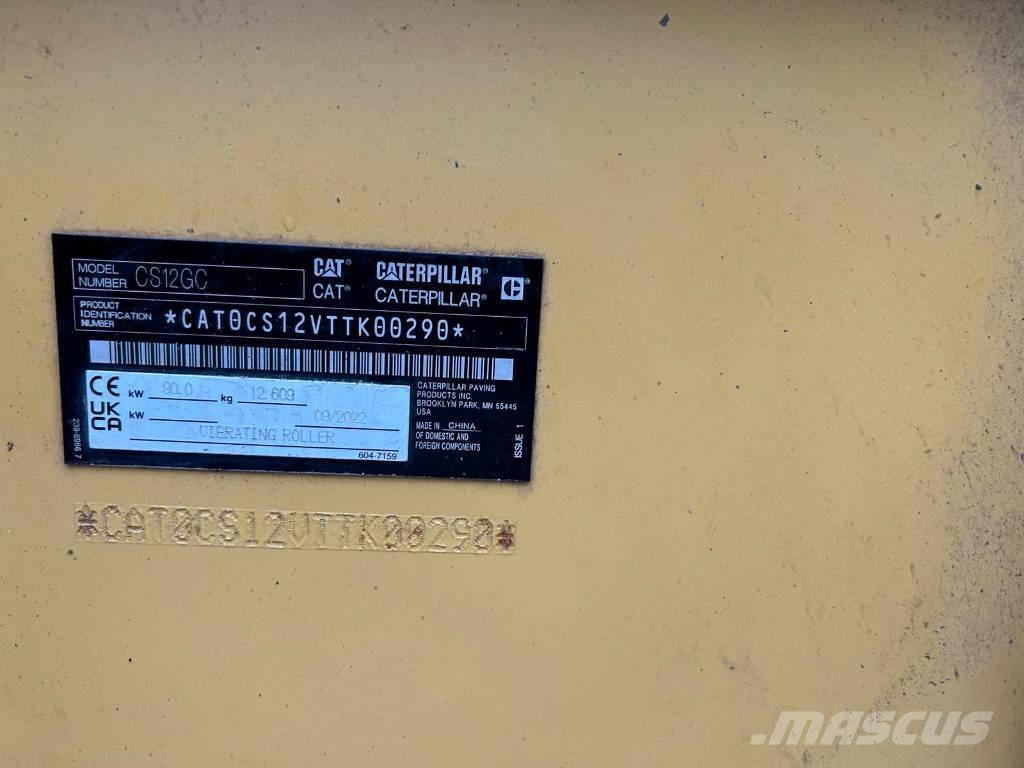 CAT CS 12 GC Walce jednobębnowe