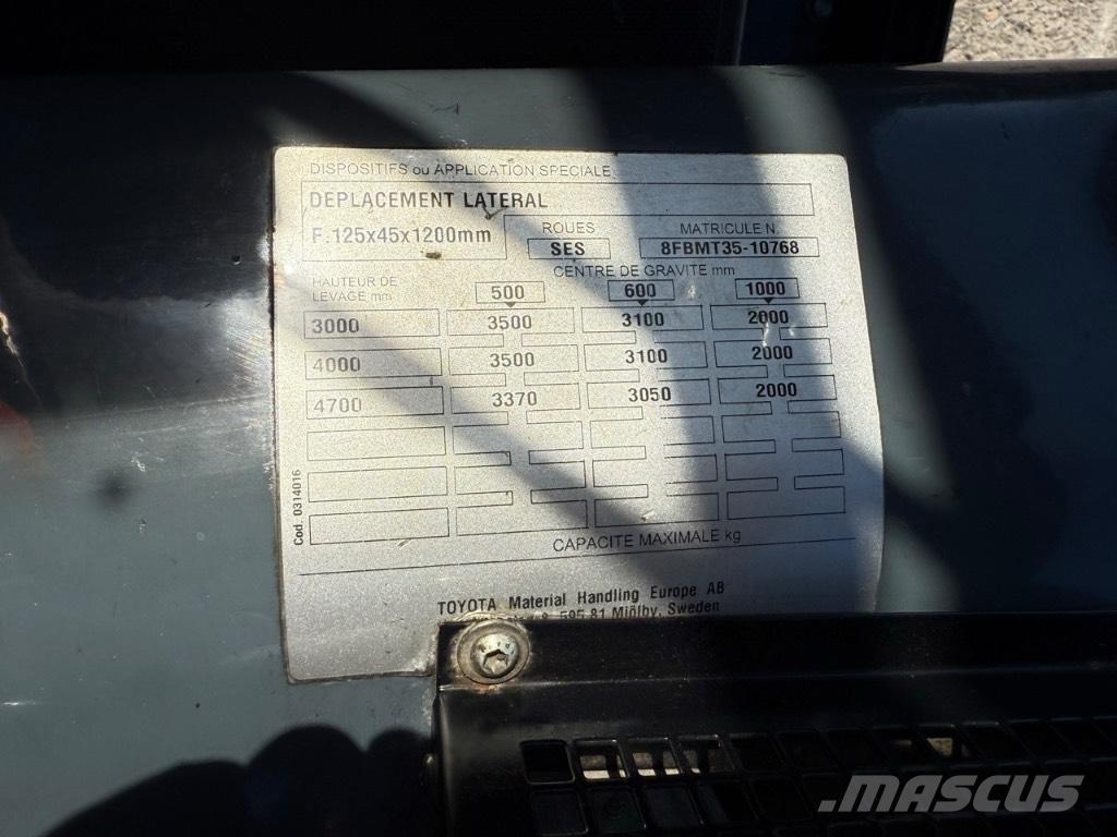 Toyota 8 FBMT 35 Wózki elektryczne
