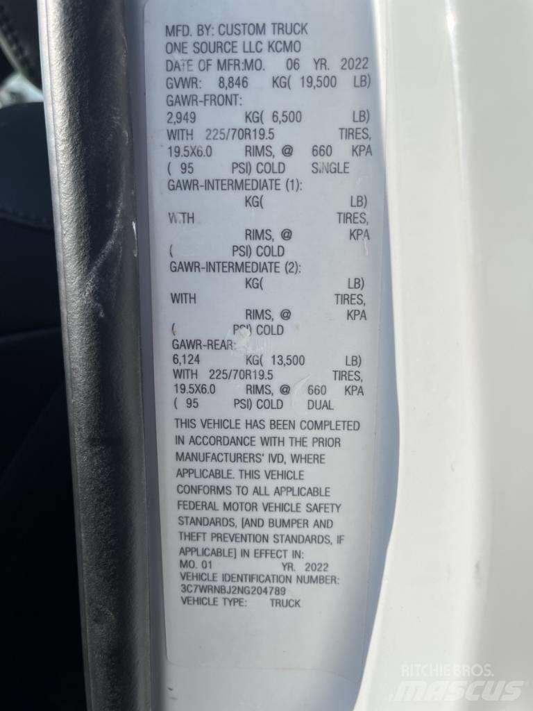 RAM 5500 Ciężarówki typu Platforma / Skrzynia