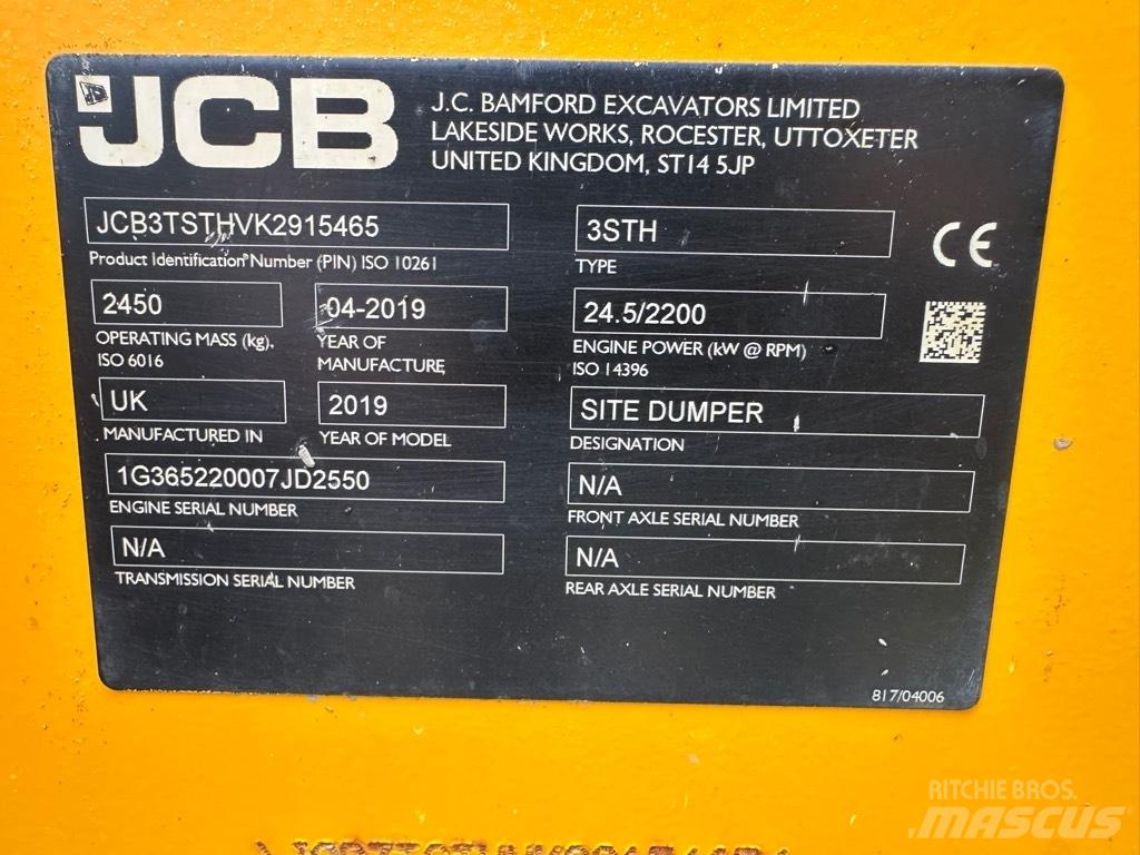 JCB 3STH SWIVEL Wozidła kolebkowe