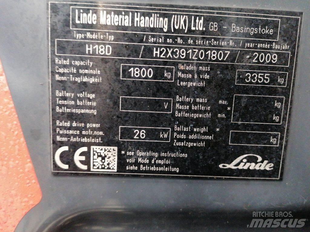 Linde H18D Wózki Diesla