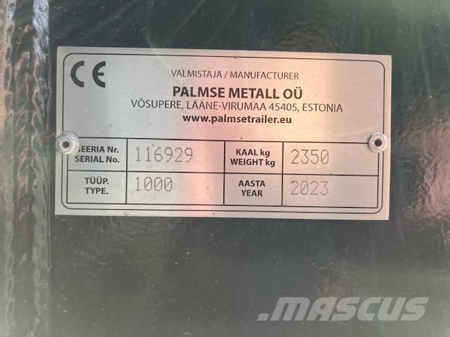 Palmse Trailer D1000 Wywrotki rolnicze