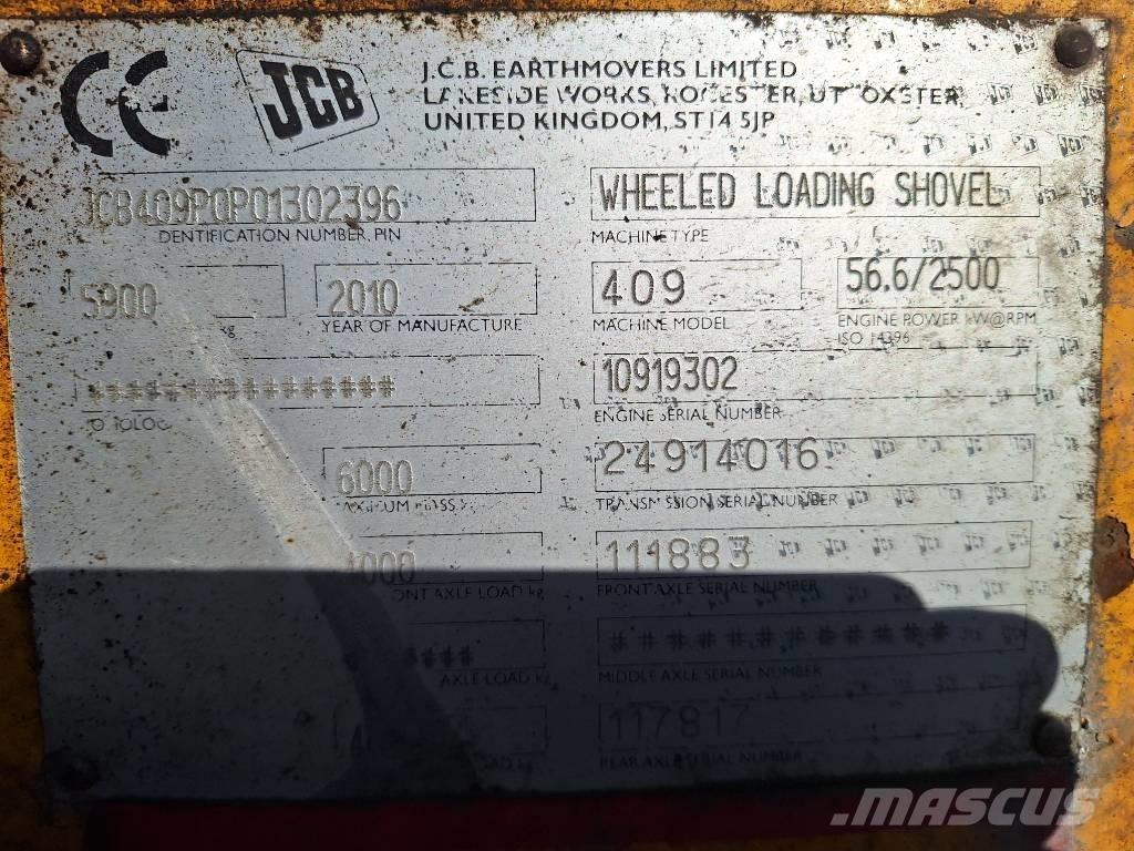 JCB 409 Ładowarki kołowe