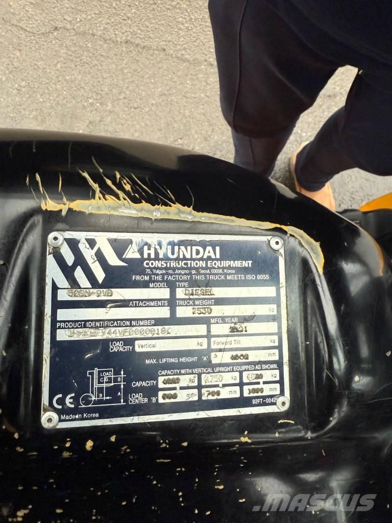 Hyundai 50 DN-9 VB Wózki Diesla