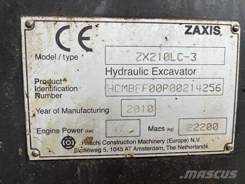 Hitachi ZX 210-3 Koparki gąsienicowe