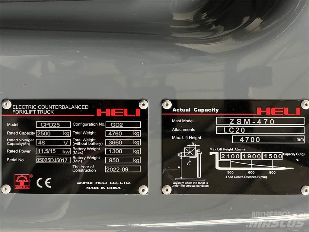 Heli CPD25 GD2 / NEU Wózki elektryczne