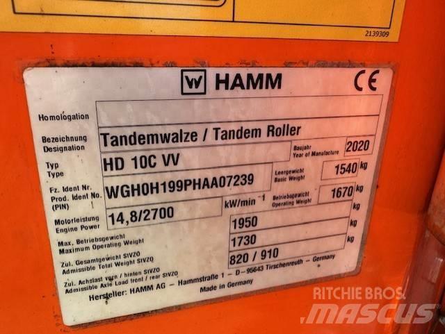 Hamm HD 10 C Walce dwubębnowe