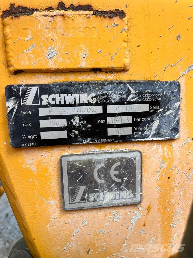 Schwing P1620-120/80 Samojezdne pompy do betonu