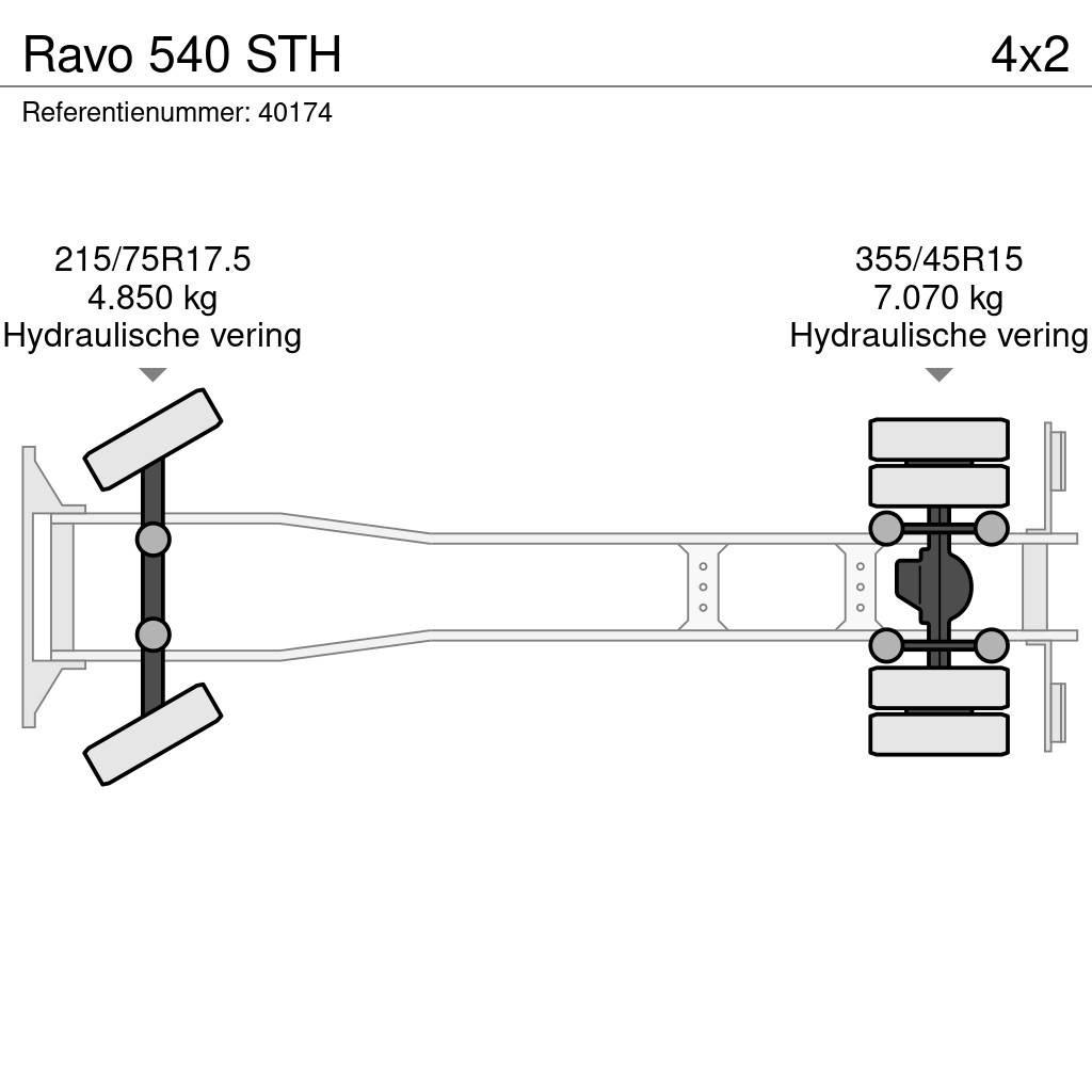 Ravo 540 STH Zamiatarki