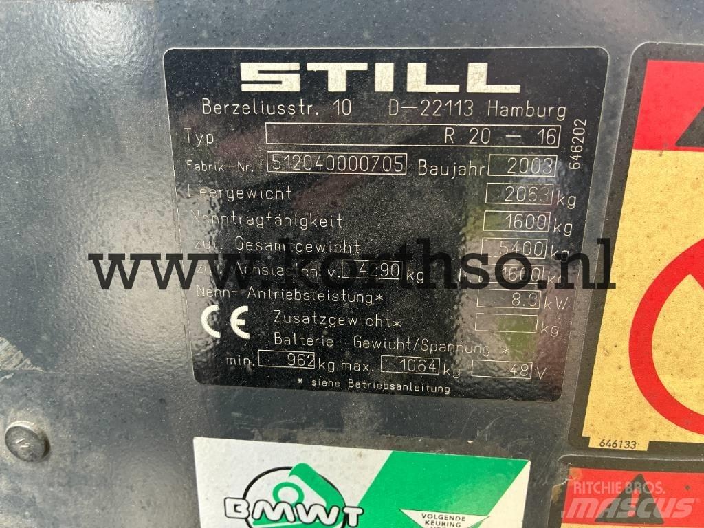 Still R 20-16 Wózki elektryczne