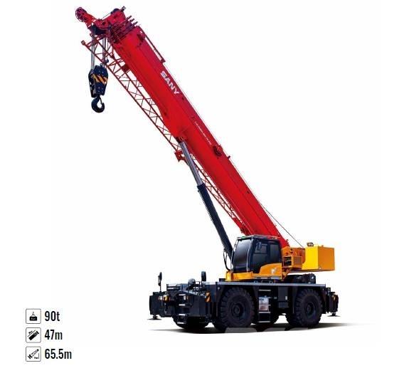 Sany SRE900 / 90 tons Żurawie szosowo-terenowe