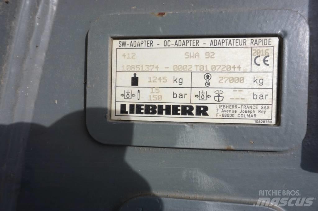 Liebherr SW 92 Szybkozłącza