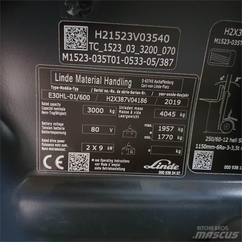 Linde #N/A Wózki elektryczne
