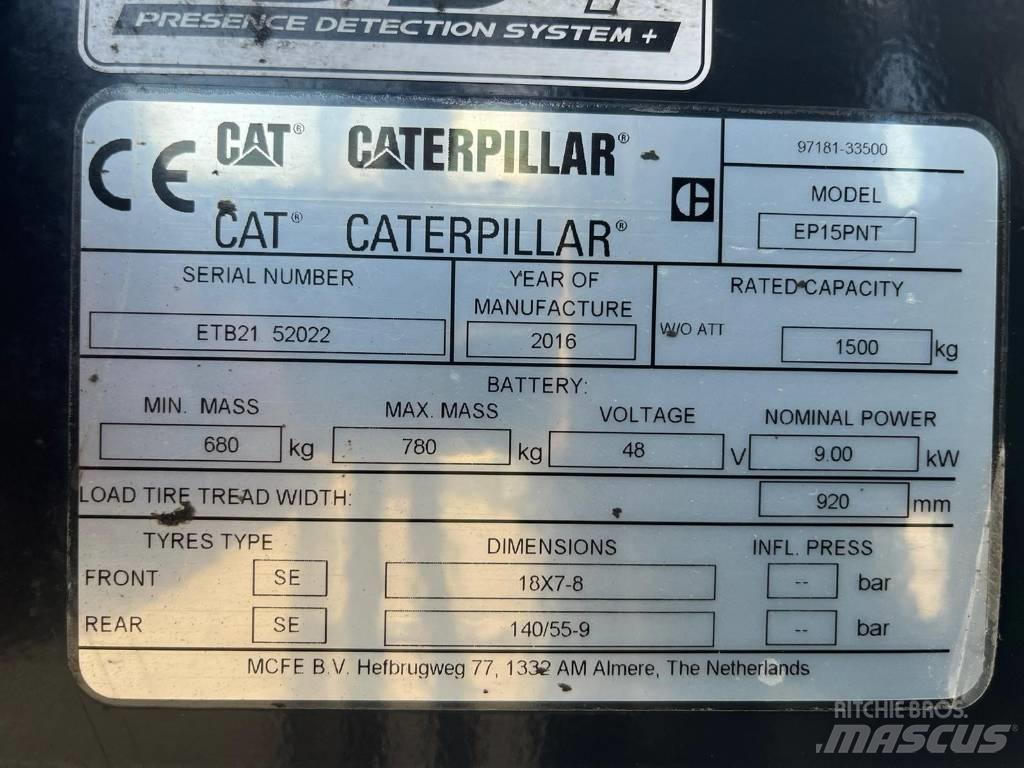 CAT EP15NT Wózki elektryczne