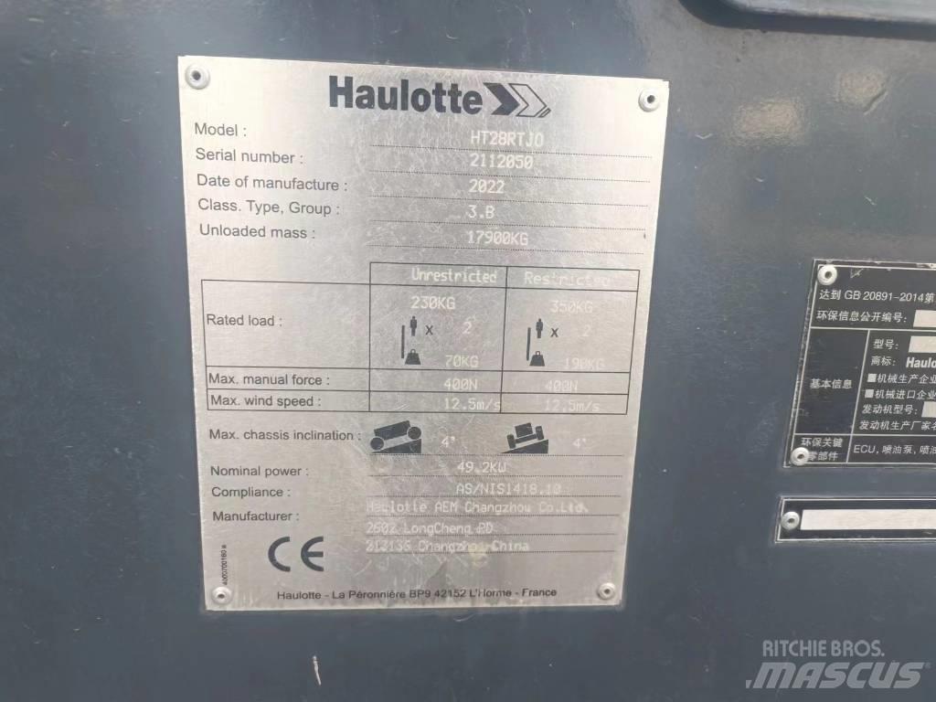 Haulotte HT28RTJO Podnośniki teleskopowe
