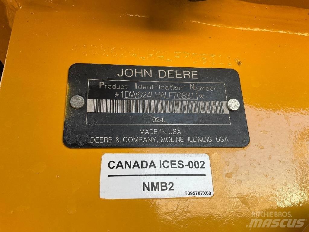 John Deere 624L Ładowarki kołowe