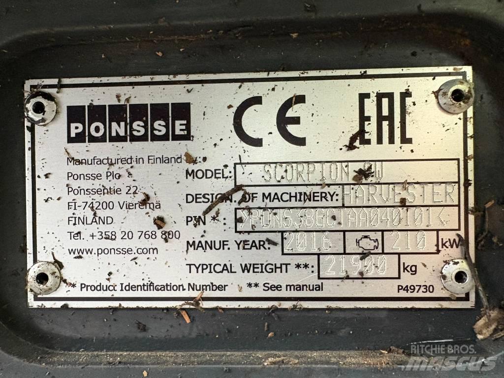Ponsse Scorpion Harwestery