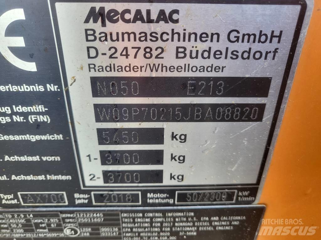 Mecalac AX 700 Ładowarki kołowe