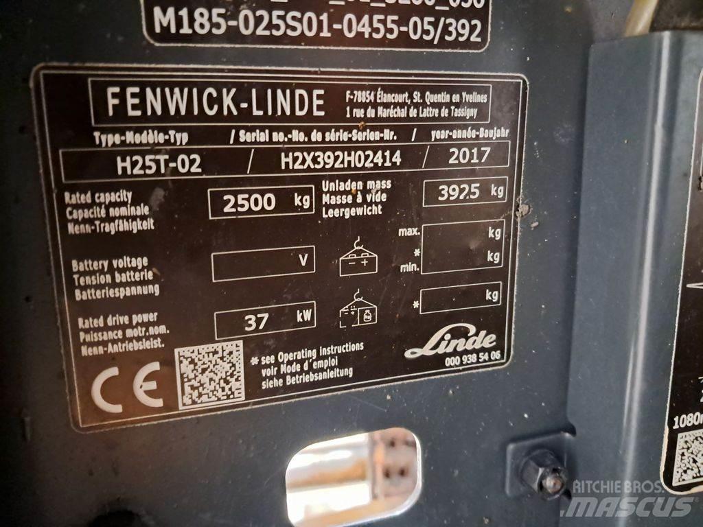 Linde H25T-02 Wózki LPG