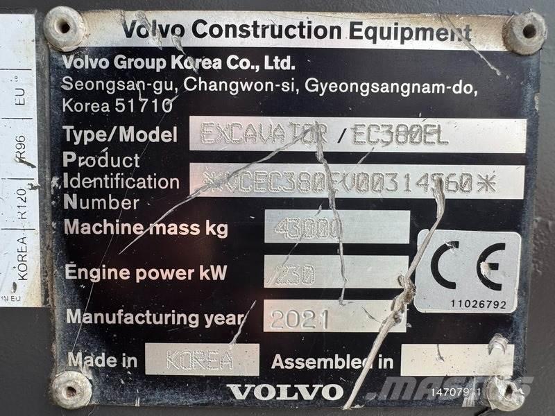 Volvo EC 380 EL Koparki gąsienicowe