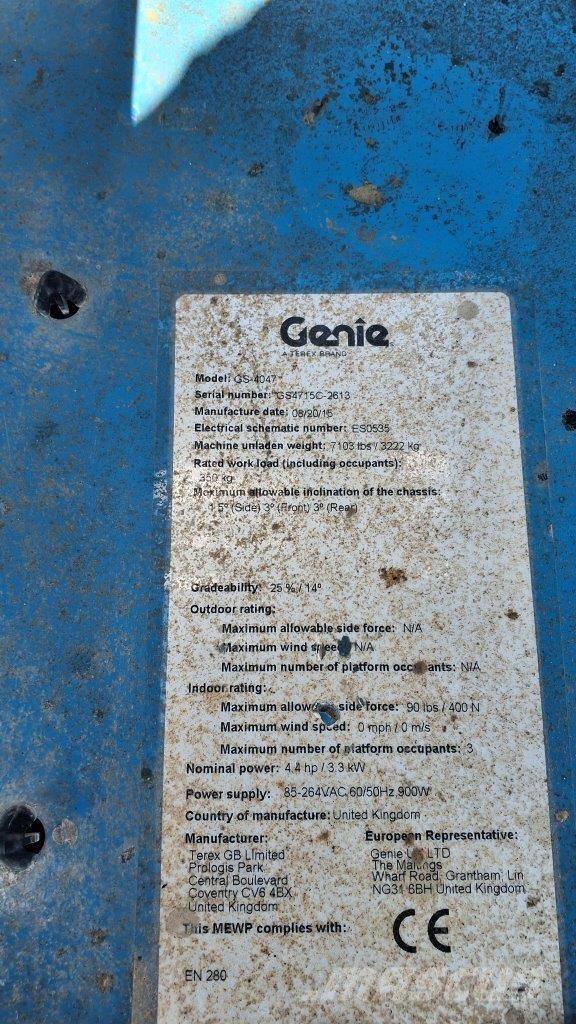 GENIE GS4047 Podnośniki nożycowe