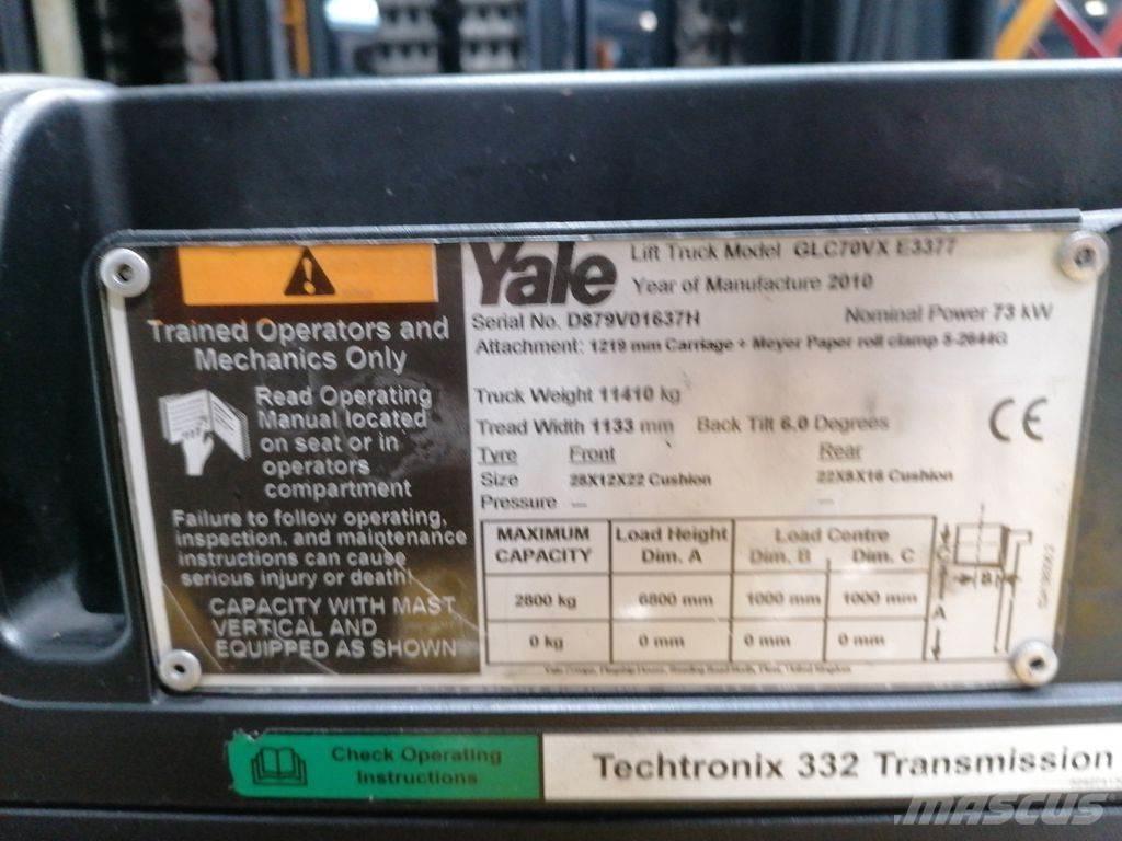 Yale VX70 Wózki LPG