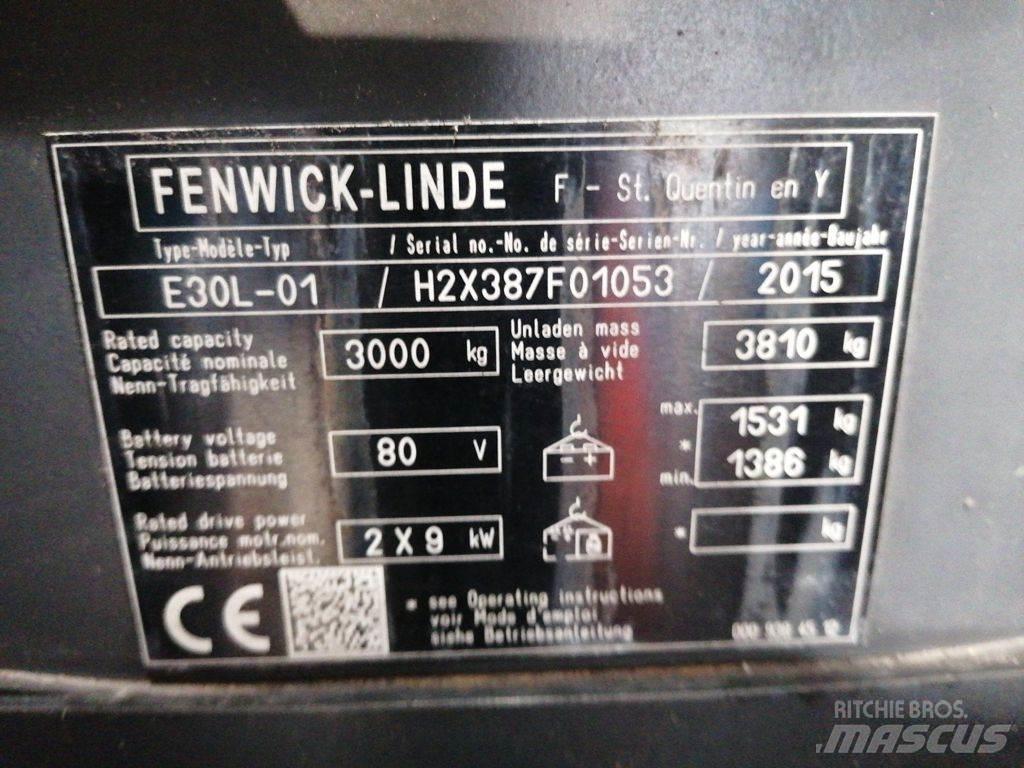 Linde E30L-01 Wózki elektryczne