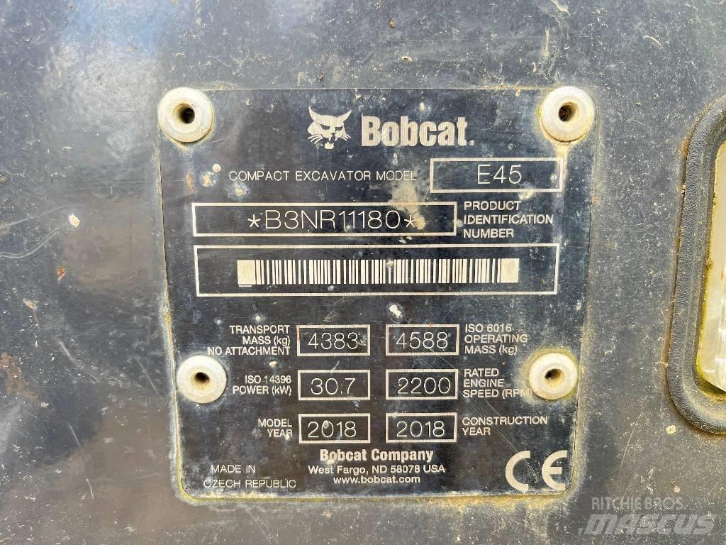 Bobcat E 45 Minikoparki