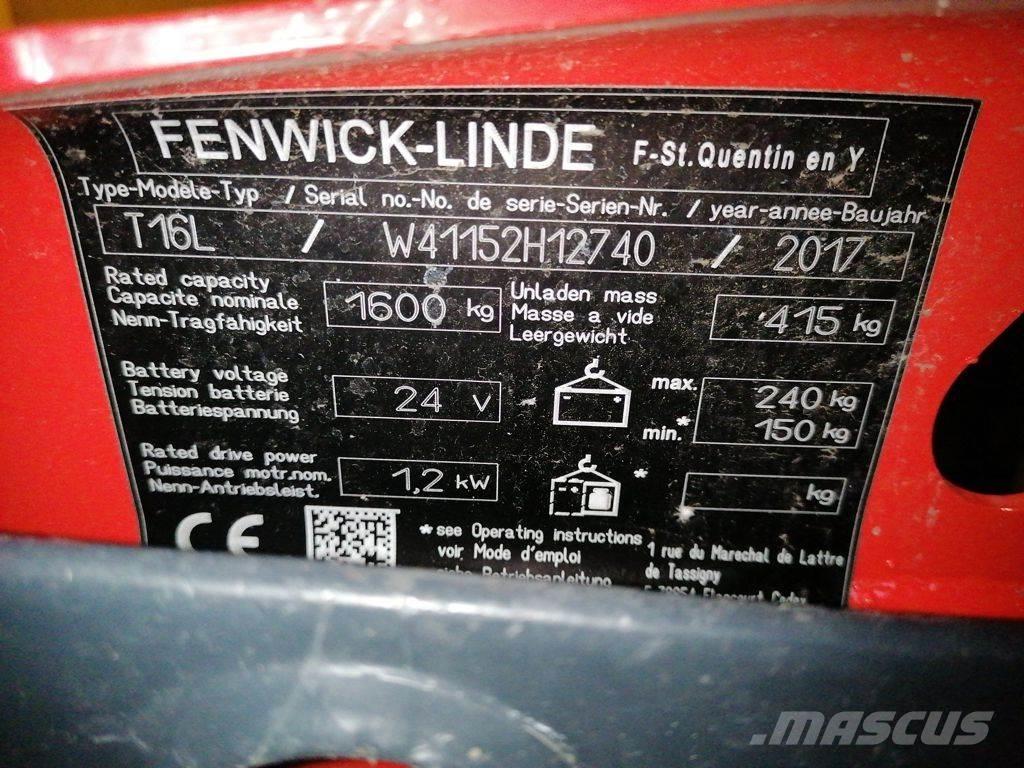 Linde T16L Wózki widłowe unoszące