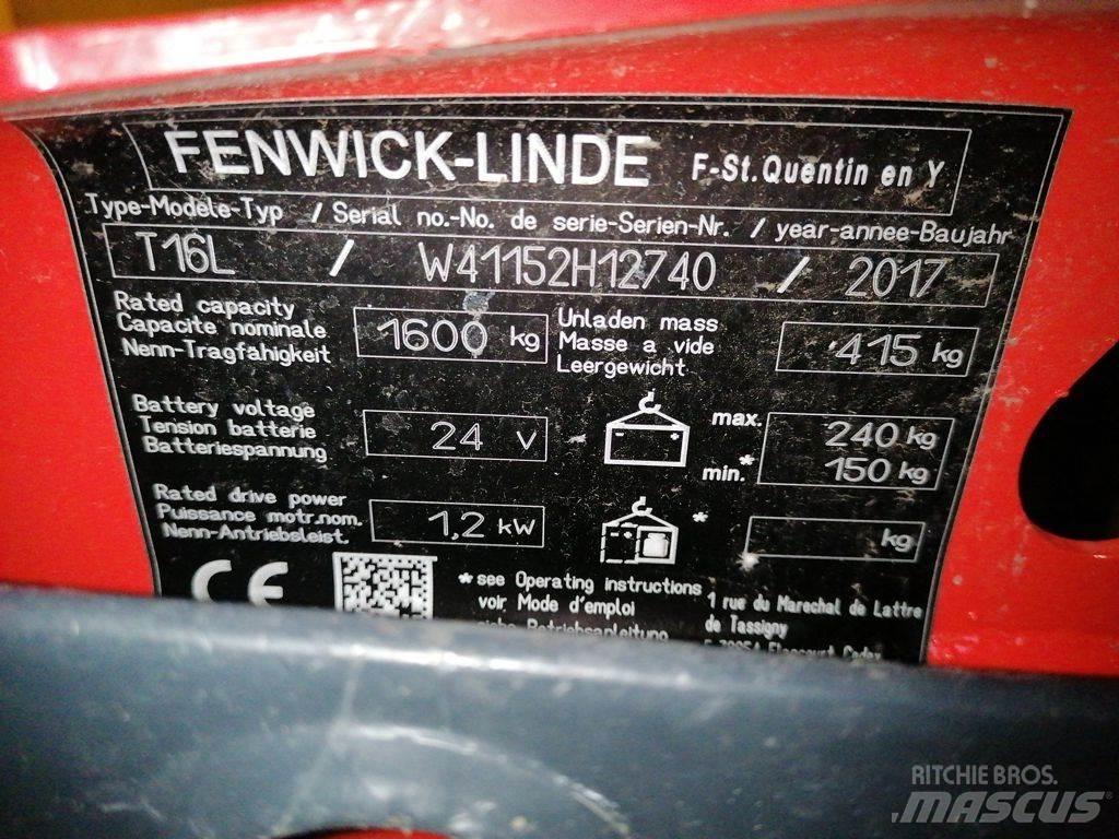 Linde T16L Wózki widłowe unoszące