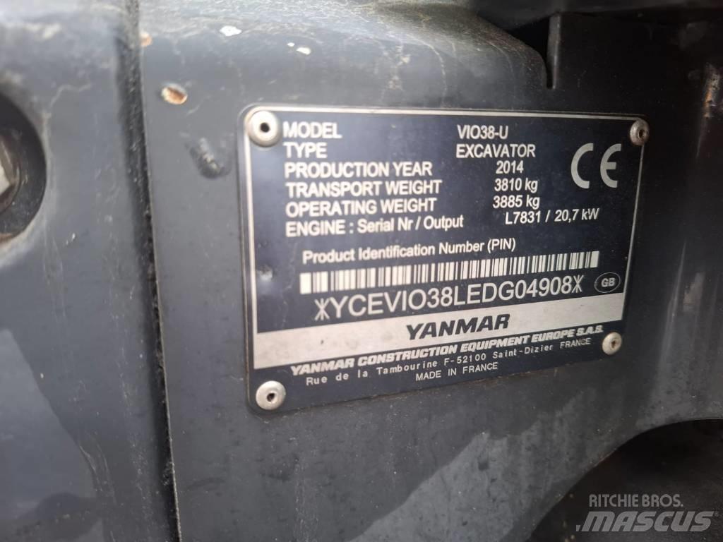 Yanmar Vio 38-U Minikoparki