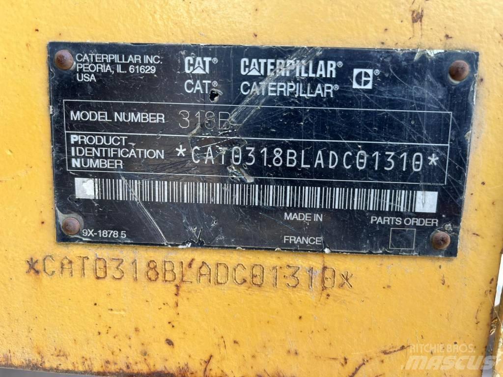CAT 318 B L Koparki gąsienicowe