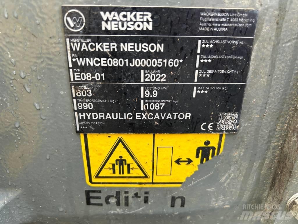 Wacker Neuson 803 Koparki gąsienicowe