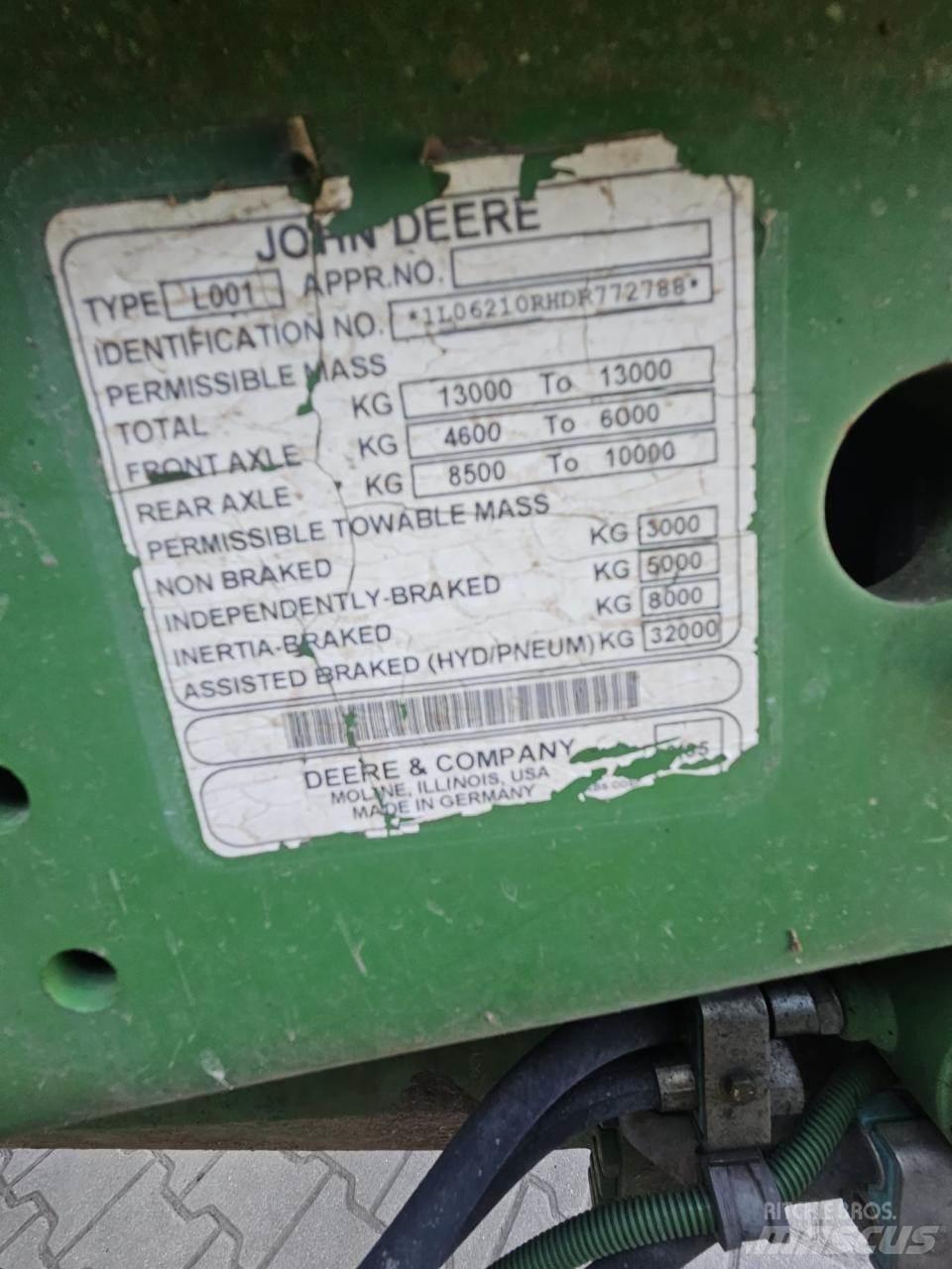 John Deere 6210R Ciągniki rolnicze