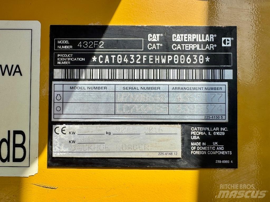 CAT 432F2 Koparko-ładowarki