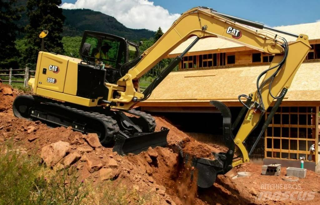 CAT 308 E CR UTHYRES Midikoparki  7t - 12t