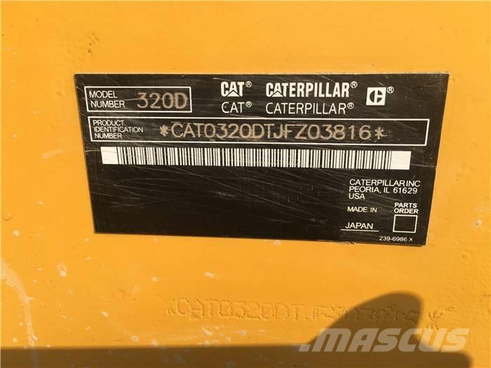 CAT 320 D Koparki gąsienicowe