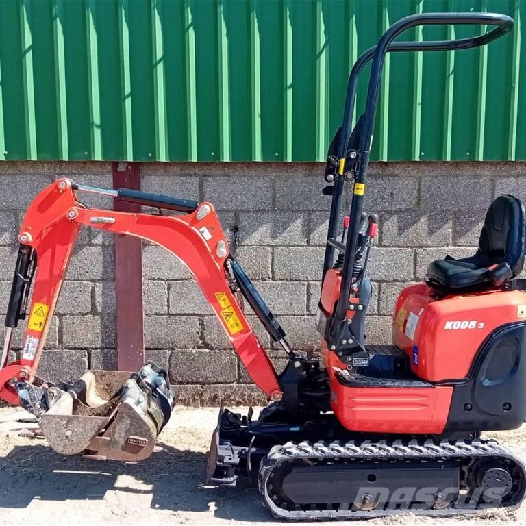 Kubota K 008-3 Minikoparki