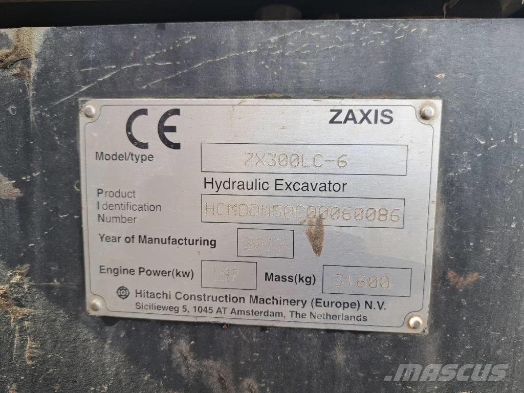 Hitachi ZX 300 LC-6 Koparki gąsienicowe