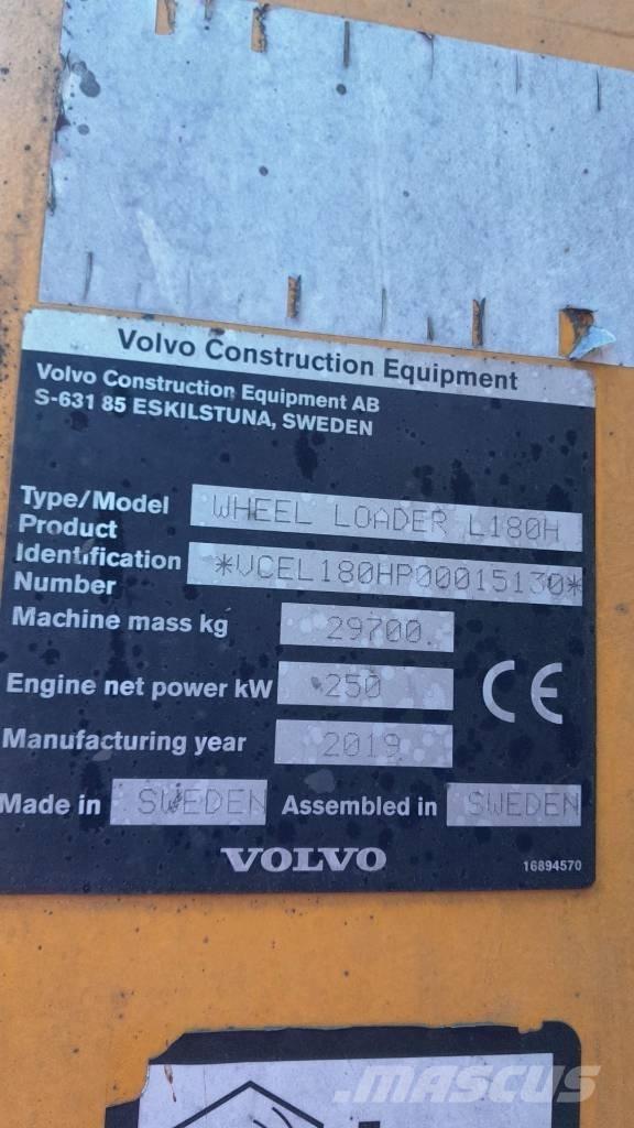 Volvo L 180 H Ładowarki kołowe