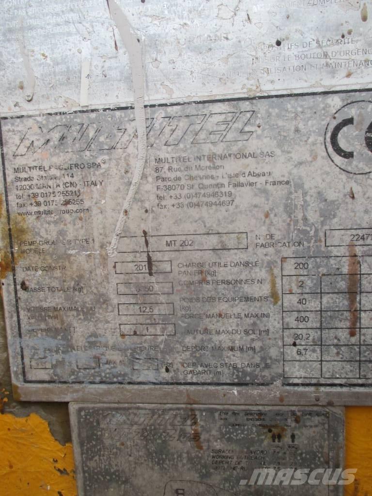 Multitel MT 202 Podnośniki koszowe