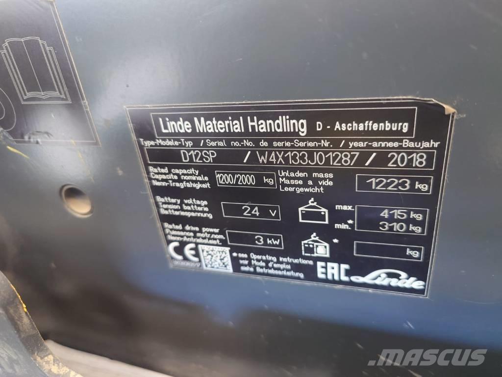 Linde D 12 Samojezdne maszyny do załadunku
