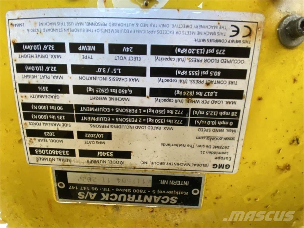 GMG 3346-i Podnośniki nożycowe